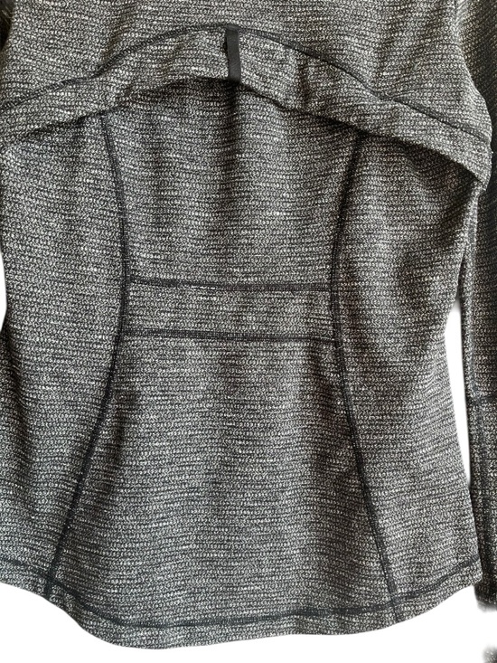 Lululemon Define Jacket Size 10 Black White Coco Pique Luon Zip Activewear - Picture 10 of 14